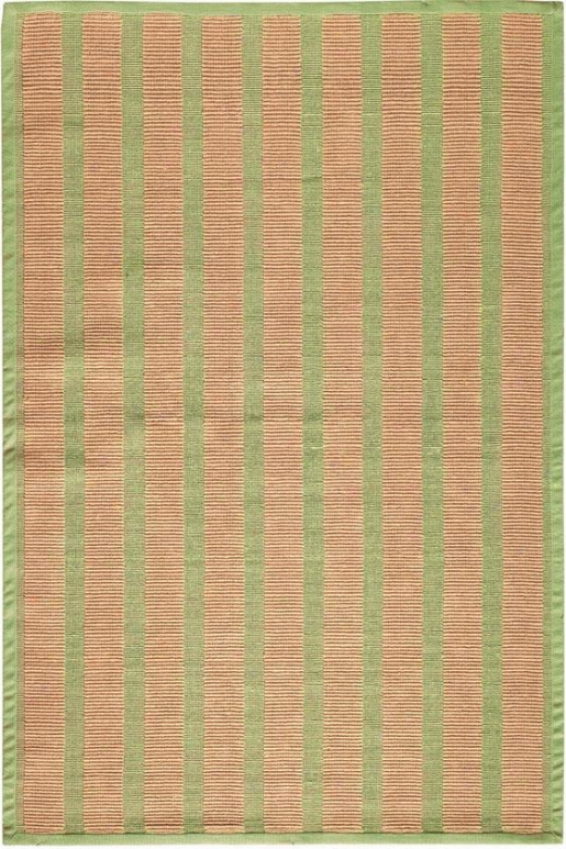 Striped Jute Rug - 4'x6', Sage