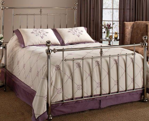 Sullivan Nickel Bed - Twin, Silver