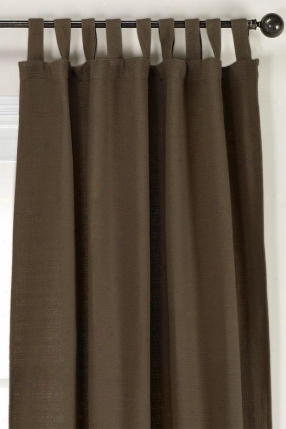 "summerhouse Chocolate Lined Tab Top Drapery - Lnd Tb Tp Drpry, 96""hx54"""w