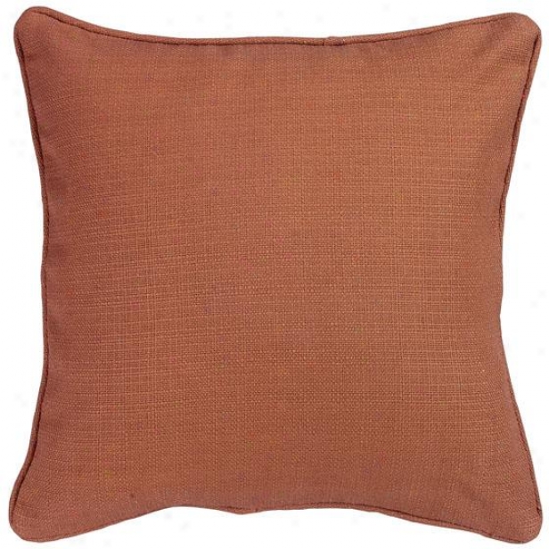 "summerhouse Cognac Fiber-filled Pillow - Fib3r-flld Pllw, 26" Square"