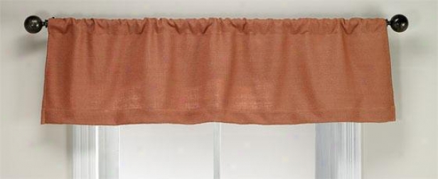 "summerhouse Cognac Valance - Valance, 15""hx54""w"