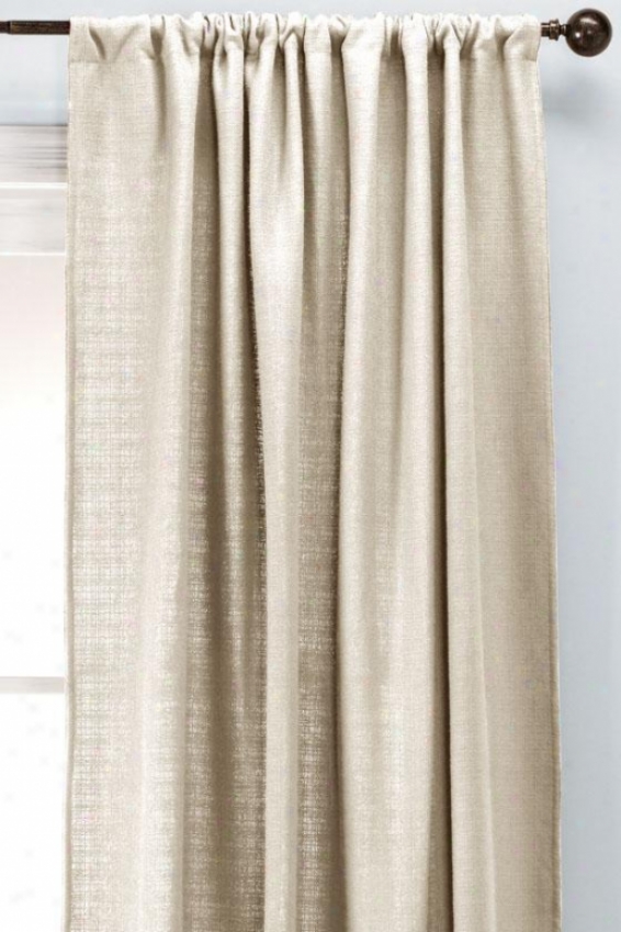 "summerhouse Natural Wash Lined Rod Pocket Drapery - Lnd Rd Pckt Drp, 108""hx54""w"