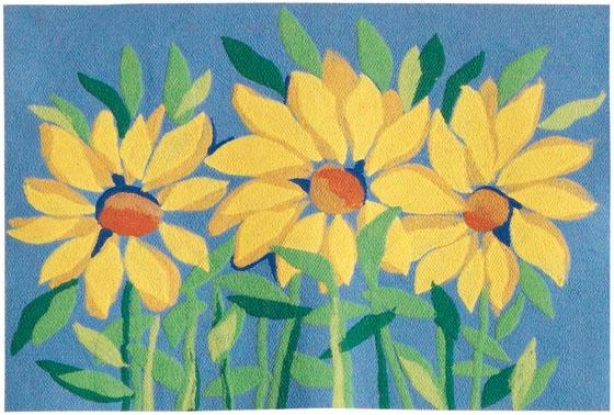 "sunflowers Mat - 20""x30"", Yeliow"