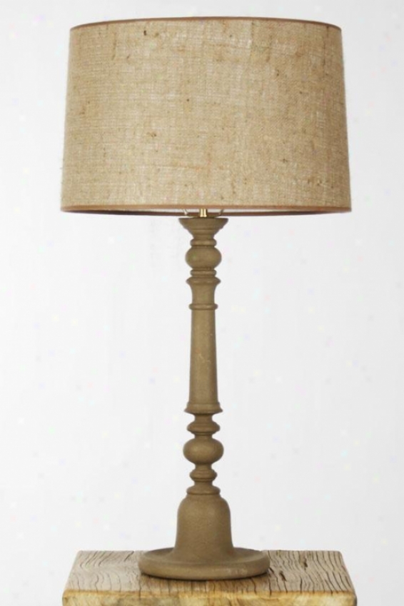 Sutherland Table Lamp - 19hx28wx28d, Affectionate Wood