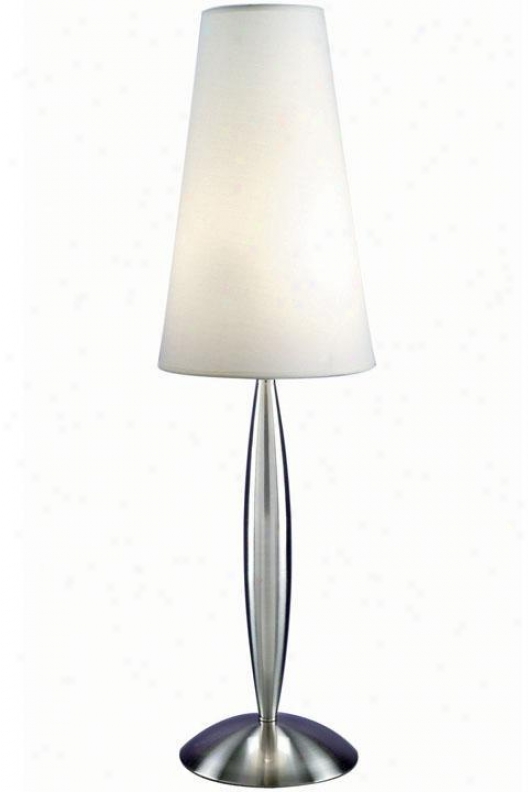 "table Lamp I - 31""h, Silver"