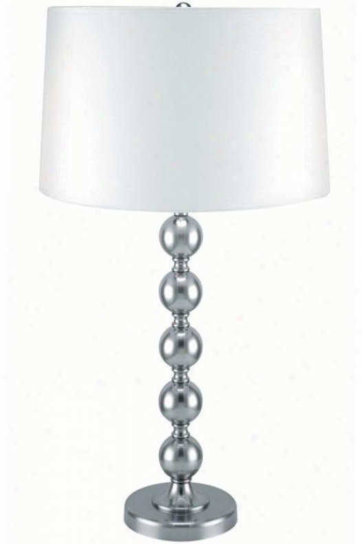 "table Lamp Ii - 29""hx16""w, Silver"