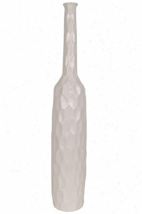 "tamara Vase - 26""hx4.5""d, White"