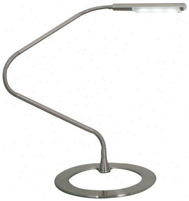 "tasso Led Flexible Desk Lamp - 9.75""wx29""h, Silver"