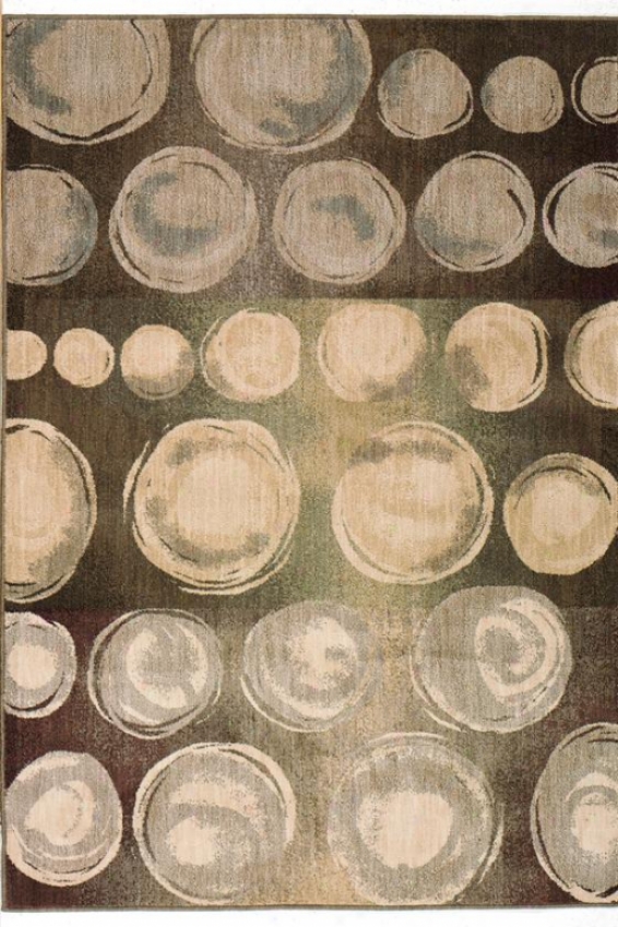 "the Bubbles Iii Area Rug - 1'11""x7'6"", Gray"