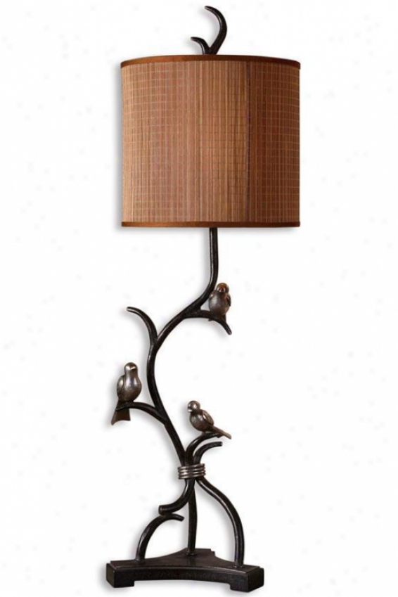 "three Little Birds Table Lamp - 39""hx12""w, Brown"