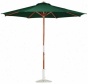 9' Pulley Outdoor Sun Market Umbrella - 9f't, Green