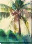 "coconut Palm Canvas Wall Art - 36""hx48""w, Green"