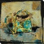 Fetish Series Iii Canvas Wall Art - Iii, Blue