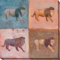 "lion Canvas Wall Art - 40""hx40""w, Multi"