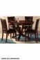 "metro Dining Table - 48""wx48""d, Brick Red"