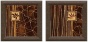 Natural Linen Framed Wall Art - Set Of 2 - Stud Of Two, Brown