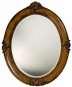 "oval Decorafive Mirror - 30""w, Oak"