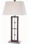 "pharell Table Lamp - 16""x30.75"", Dk Wlnt/chrome"