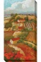 Red Tuscan Ii Canvas Wall Art - Ii, Red