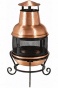 "sold Copper Chiminea - 32""x16.5"", Copper"