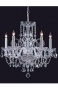 "swarovski Spectra Crystal Chandelier - 20""gx22""w, Steel Gray Chrome"