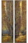 "tree Panels - Offer for sale Of 2 - 70""hx20""w, Earthtones"