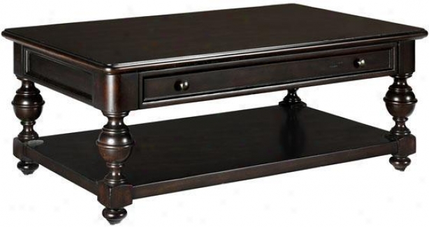 "times Coffee Table - 47""wx27.5""d, Rich Cherry"