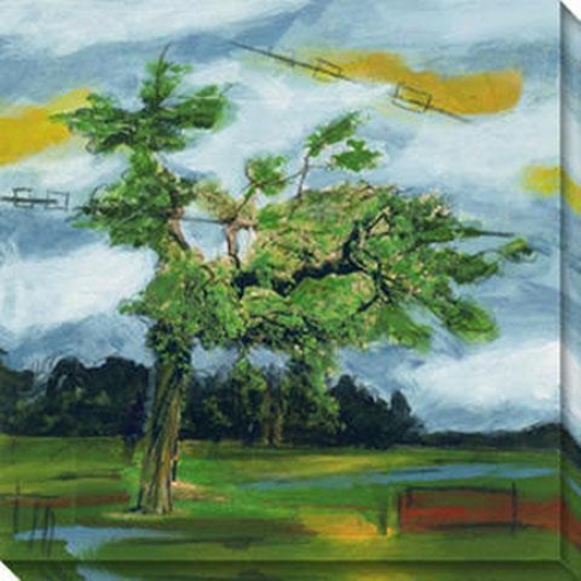 Tree I Canvas Wall Cunning - I, Green