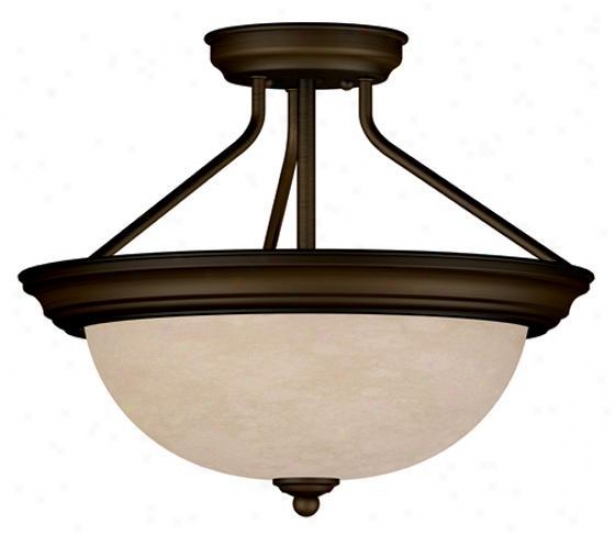 "triomphe Semi-flush Mount - 13""h, Chocllate Brown"