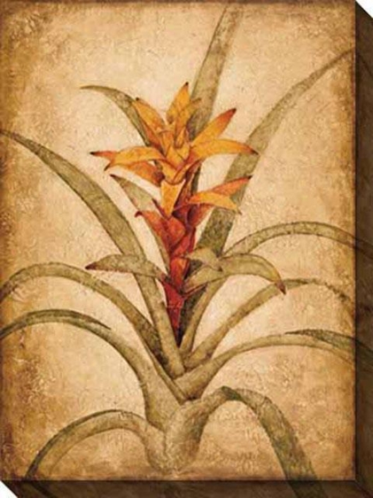 Tropical Study Ii Canvas Wall Art - Ii, Beige