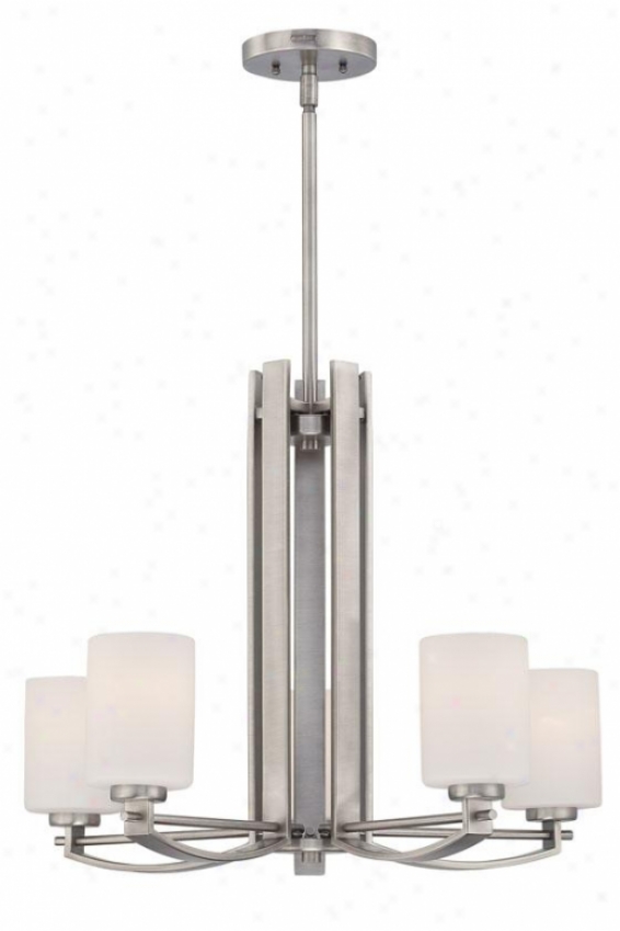 Truman 3-light Chandelier - 3-light, Nickel