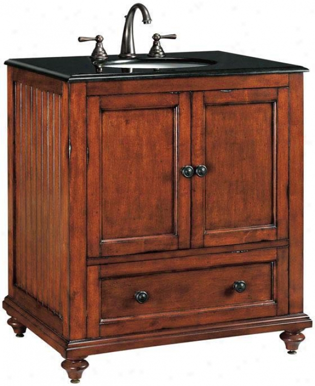 "tucker Bathroom Vanity - 35""hx31""w, Dist Chestnut"