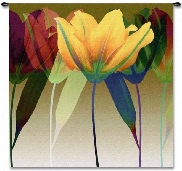 "tulip Tapestry - 51""hx51""w, Mlti"