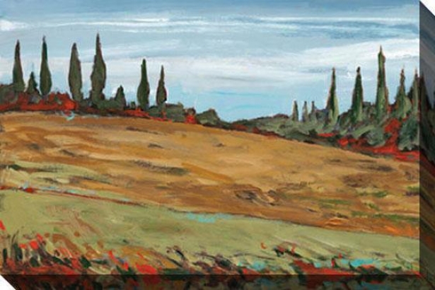 Tuscany Ii Canvas Wall Art - Ii, Green