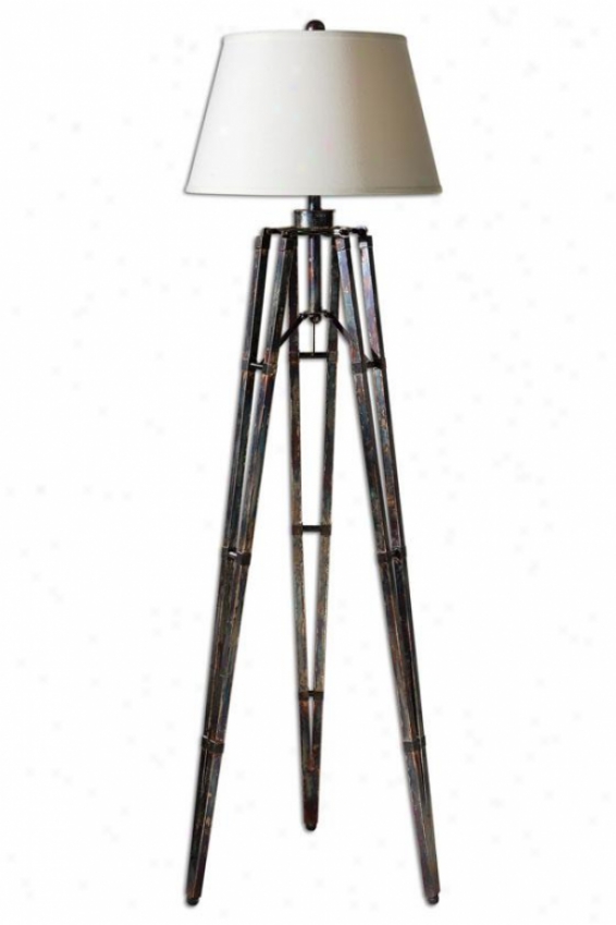 "tustin Floor Lamp - 68""h X 20""w, Bronze Finish"