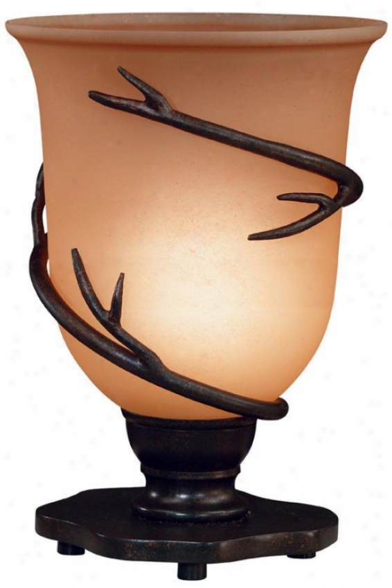 "twigx Table Torchiere Lamp - 10""h, Bronze"