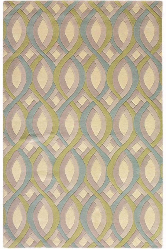 "twist Wool Ara Rug - 2'6""x4'6"", Beige"