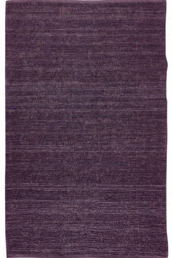 Uptown Jute Global Jute Area Rug - 9'x13', Eggplant