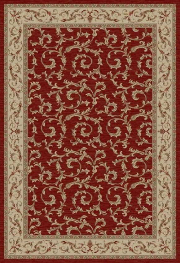 "veronica Area Rug - 2'7""x4'1"", Red"
