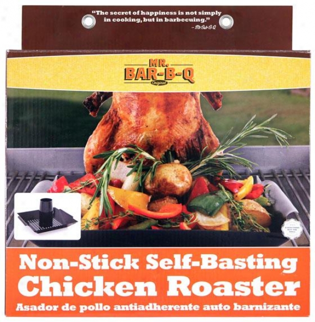 Vergical Chicken Roastr - 13.22hx12.4w, Black