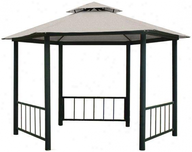 "victoria Gazebo - 102""hx156""w, Gray"