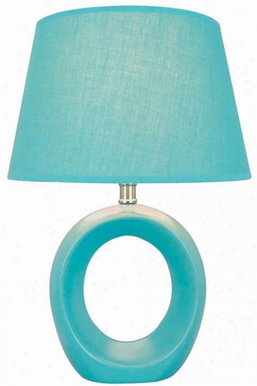 Viko Table Lamp - Blue Building Shd, Blue