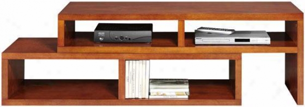 "virtuoso Tv Media Stand - 17""hx46""w, Brown Wood"