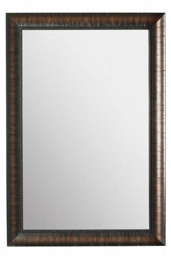 "vista Mirror - 32""hx22""w, Brown"