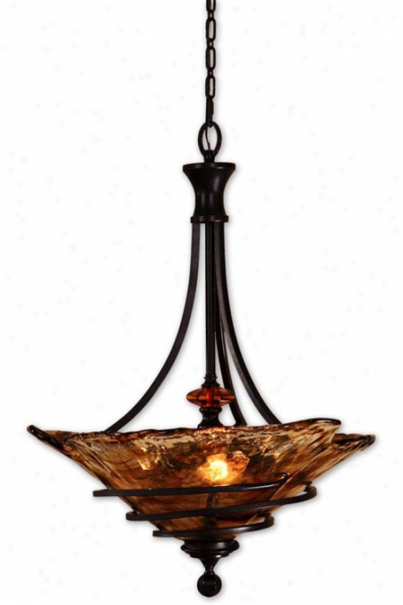 Vitalia Pendant - 3 Light, Copper Br0nze