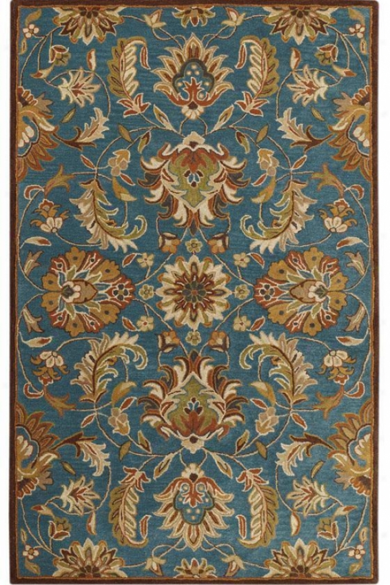 Vogue Rug I - 9'x12', Teal Blue