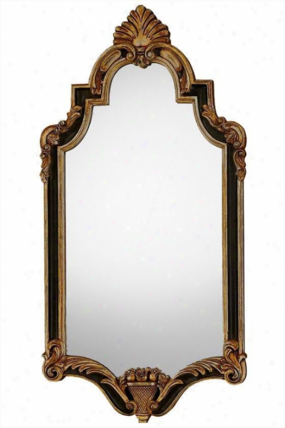 "walker Mirror - 40""hx20""w, Gold/silver"