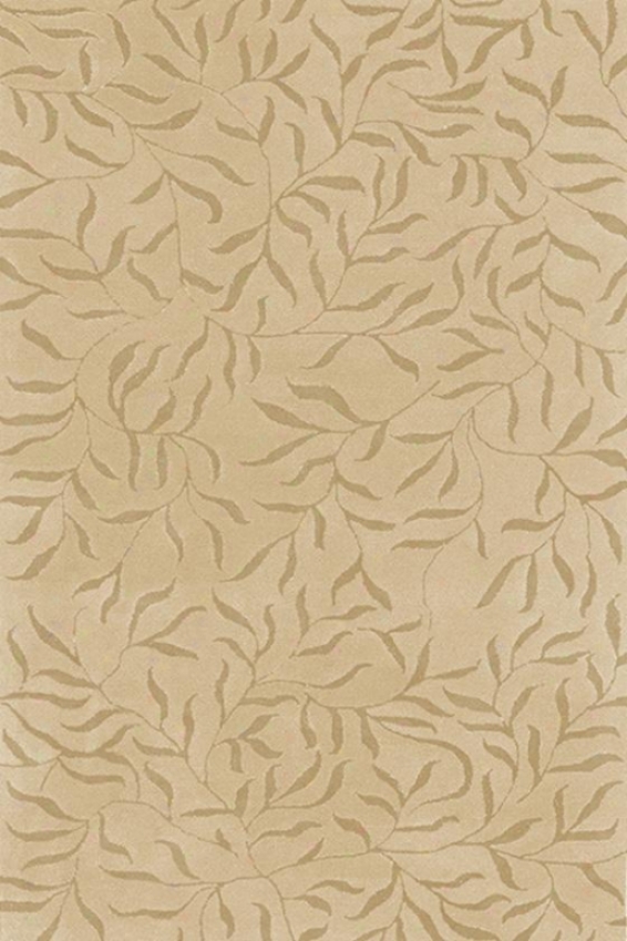 Water Fern Area Rug - 2'x3', Beige