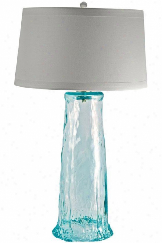 "waterfall 34""h Table Lamp - 34""hx20""w, Blue"