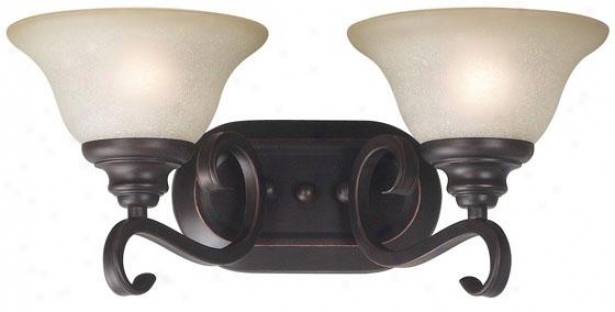 Wellington Vanity - 2-light, Oil Rubbed Bronze